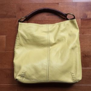 Lucky Brand Yellow Leather Bag
