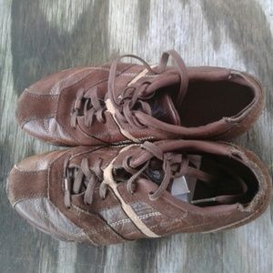Diesel 7.5 Brown suede on leather