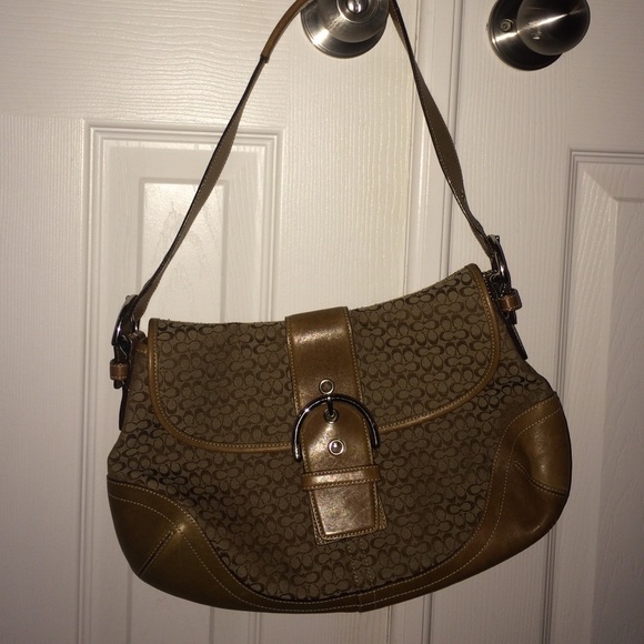 Tan Coach Purse