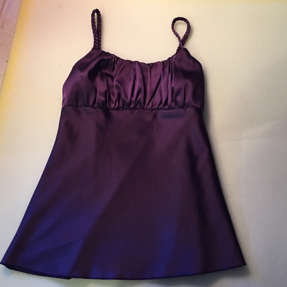 Purple silky blouse - Picture 1 of 4