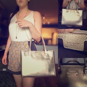 Kate spade Wellesley gold handbag