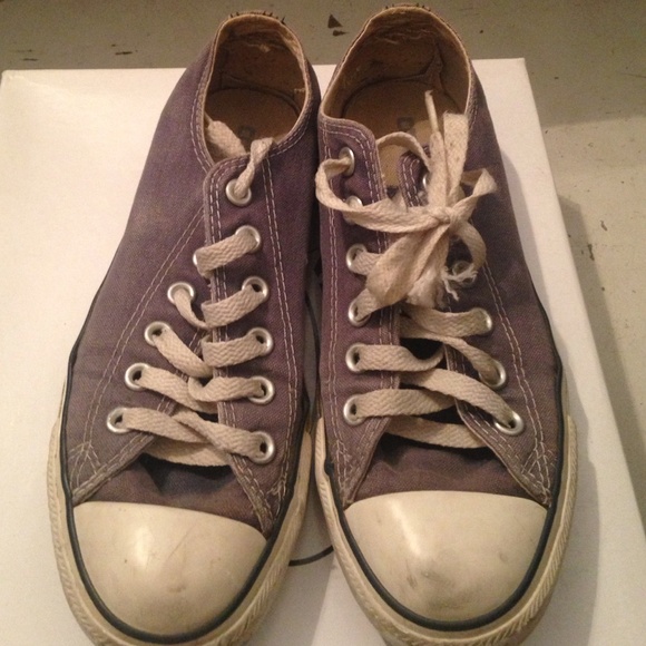 Blue Converse All-Star low tops