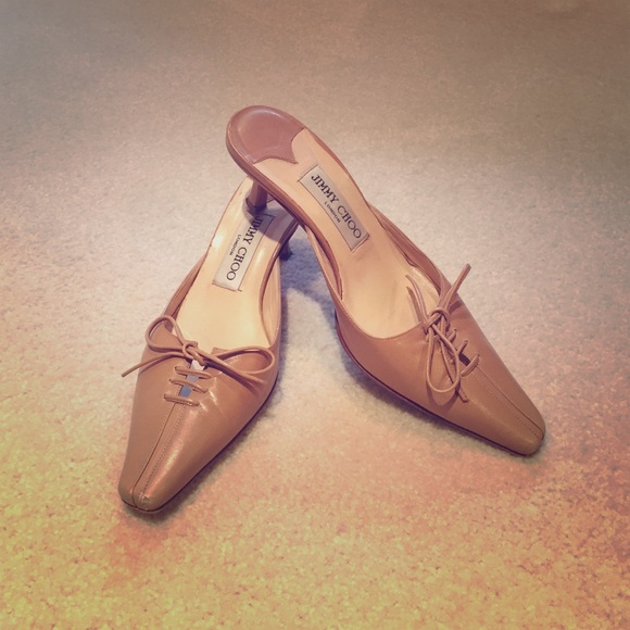 Jimmy Choo Shoes - Jimmy Choo kitten heel pointed sandals