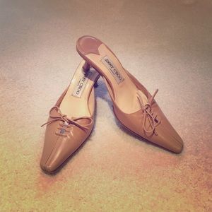 Jimmy Choo kitten heel pointed sandals