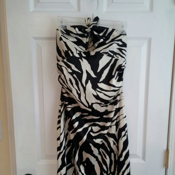Zebra print dress