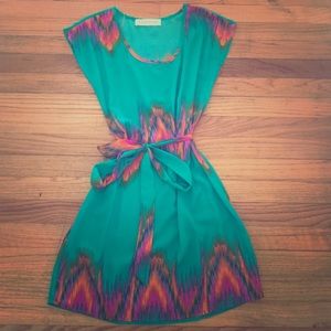 Adorable Abstract Print Dress