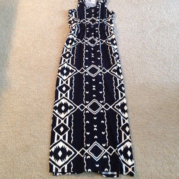J.. Crew tribal print maxi dress