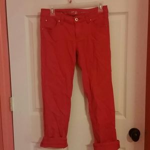 Petite Rosy Pink Capris