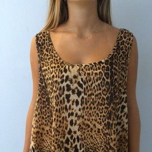 FOREVER 21 animal print top