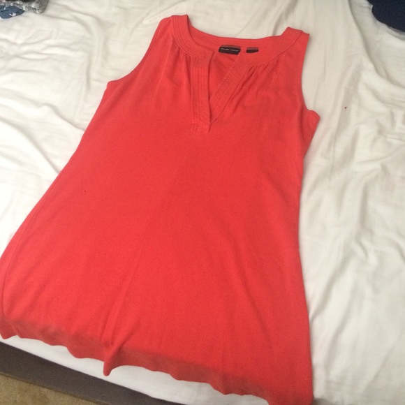 Orange cotton sundress