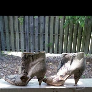 Loeffler Randall Snakeskin Booties