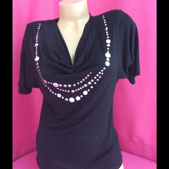 Claus Drape Short Sleeve Top PS