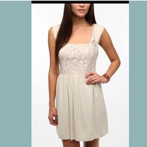 kimchi blue lyra dress in white size 0