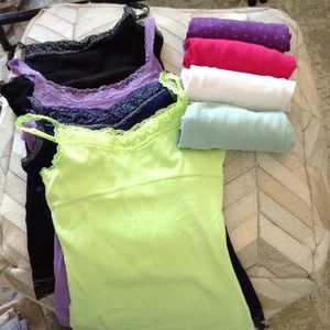 Rainbow of Camis - 10 in lot - Girls' Large/XLarge