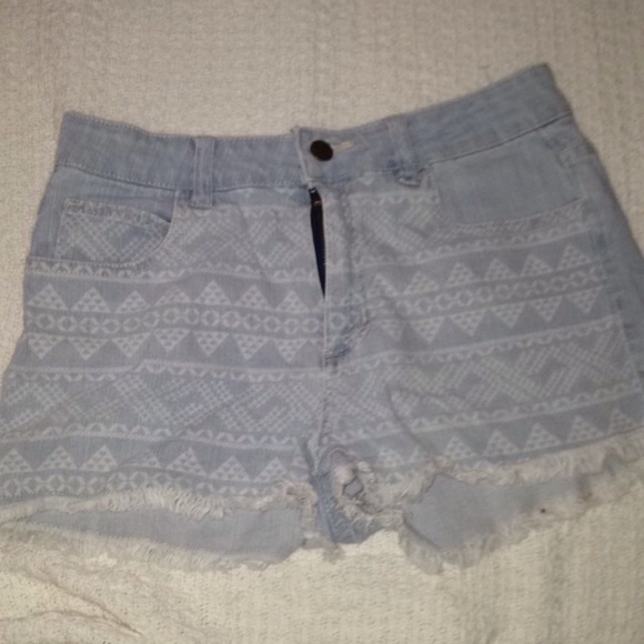 High waisted shorts
