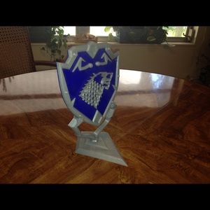 Game of Thrones House Stark 3d Printed Display