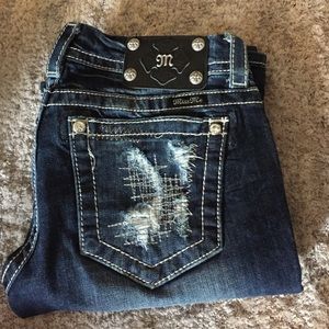 Buckle Miss Me Jeans, Size 27, Boot Leg