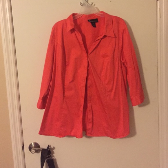 Orange blouse