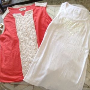 Lot of 5 Tanks - Lucky & Boutique - Girls' Large
