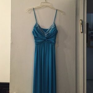 Blue dress