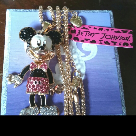 Betsey Johnson Mickeymouse pendant