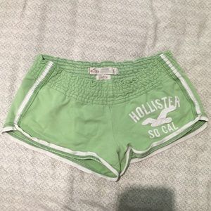 Hollister Green Stretch Shorts