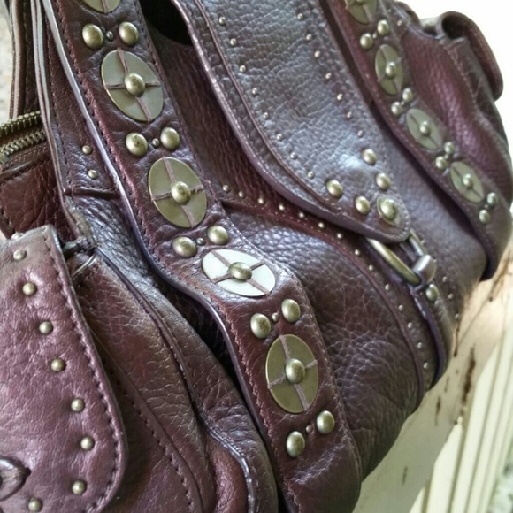 Cole Haan Handbag with Antique Gold Detailing