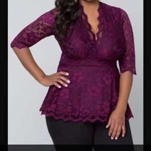 Plus Size Lace Top in a size 1x (14,16)