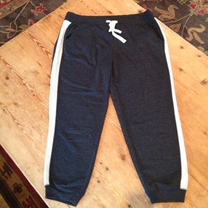 SOLD in bundle: American Eagle grey track pants, L