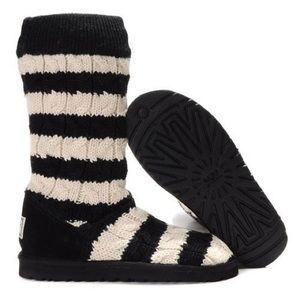 Striped Knit Uggs