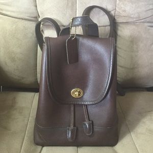 Mini Coach backpack purse