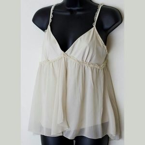 Express Size Medium Ivory BOHO Cami