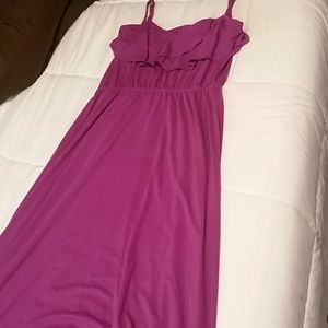 Purple Maxi High Low