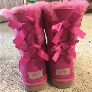 Pink Bailey Bow Uggs