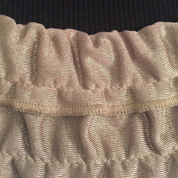 Shimmery taupe/gold New York & Co Top.  Size small - Picture 3 of 4