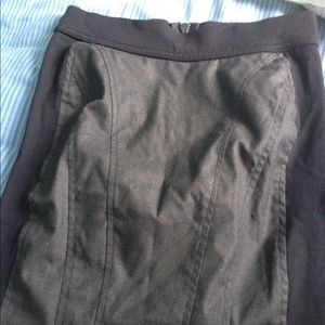 Bebe pencil skirt with grey panel SALE
