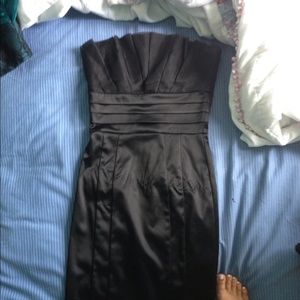 Bebe Pleated bodice dress