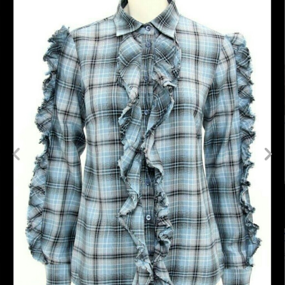 Valentino Tops - Red Valentino plaid shirt