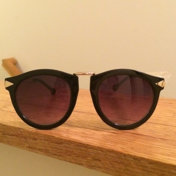 Chic black & gold shades