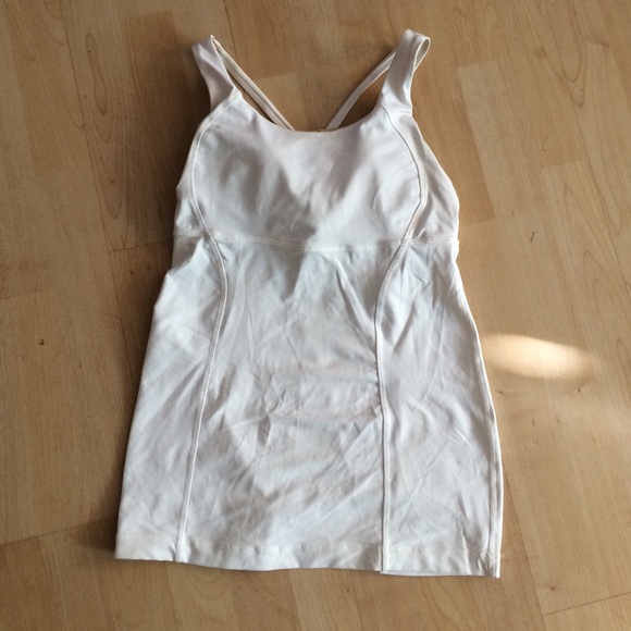 White Lululemon top