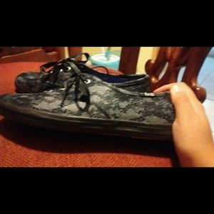 Black Laced Keds