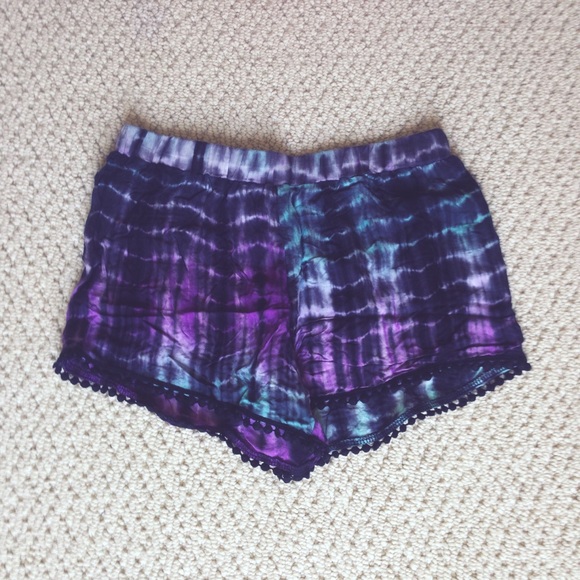 Tobi Pants - sold! [tobi tie-dye pompom shorts]