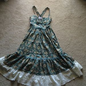 Free People fun print dress
