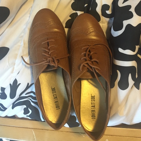 Cognac Oxfords