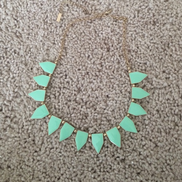 Bauble bar mint statement necklace