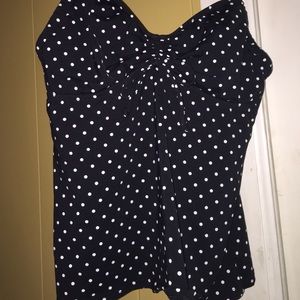 Lands End bathing suit top