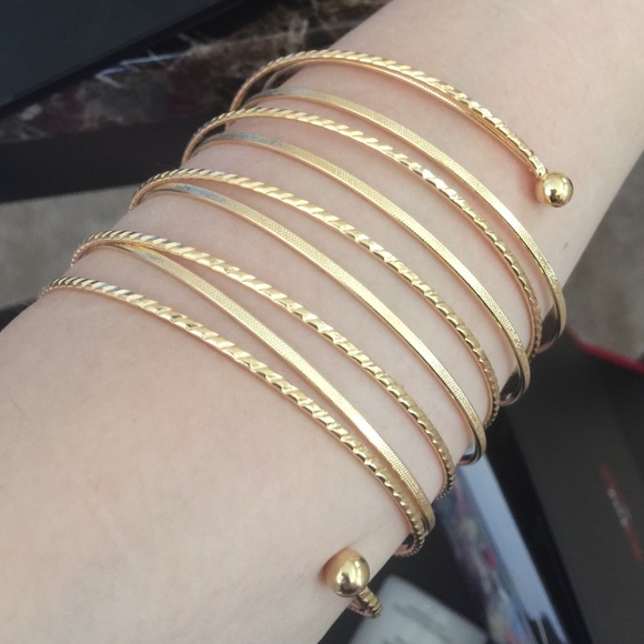 "Gold" arm cuff from Pattys Closet