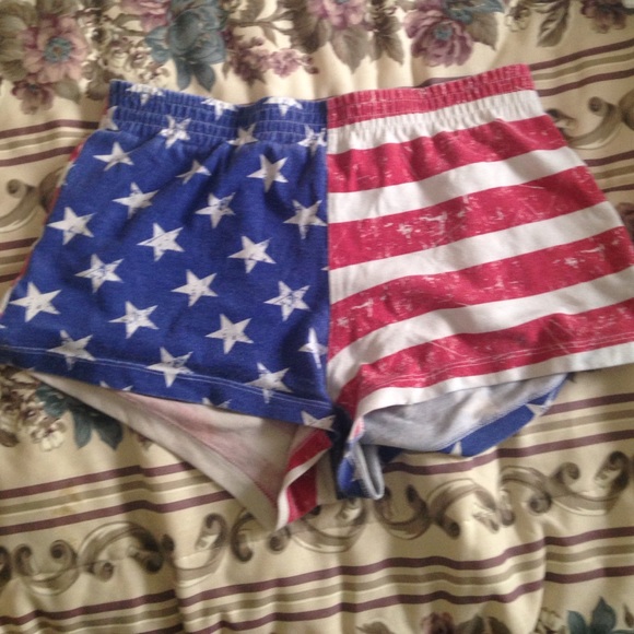 American flag shorts