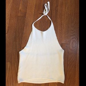 Brandy Melville Soft Cream Halter