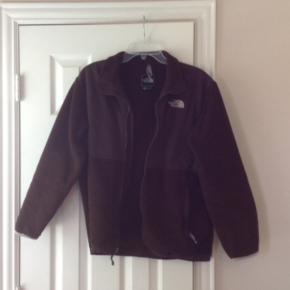 North face girls XL brown